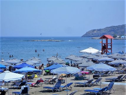 Faliraki Beach in Rhodes Greece