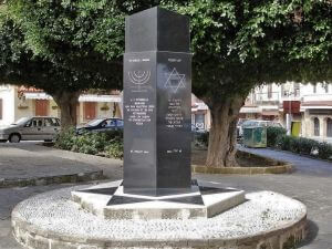 The Holocaust Memorial in the Square of the Jewish Martyrs - Private Tour in Rhodes Town