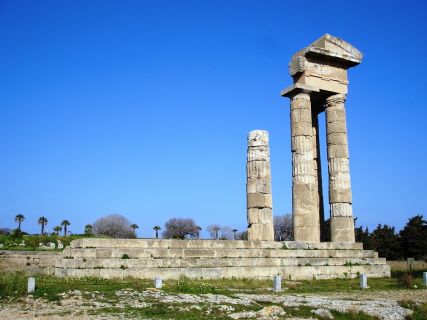 Rhodes Monte Smith, Temple of Pythian Apollo
