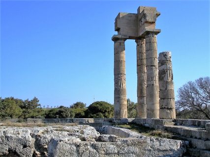 Acropolis of Rhodes Town, Temple of Pythian Apollo