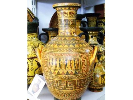 Greek Pottery in Rhodes