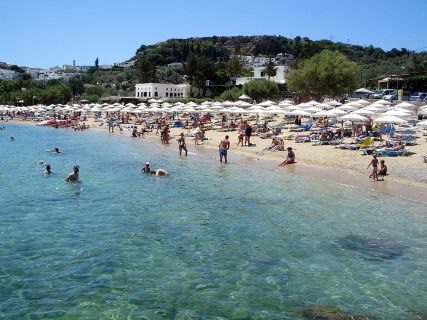 Beach of Lindos Town